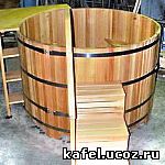 Деревянная ванна - бочка